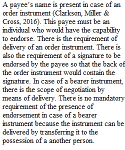 Chapter 26 Negotiable Instruments Transfer 1